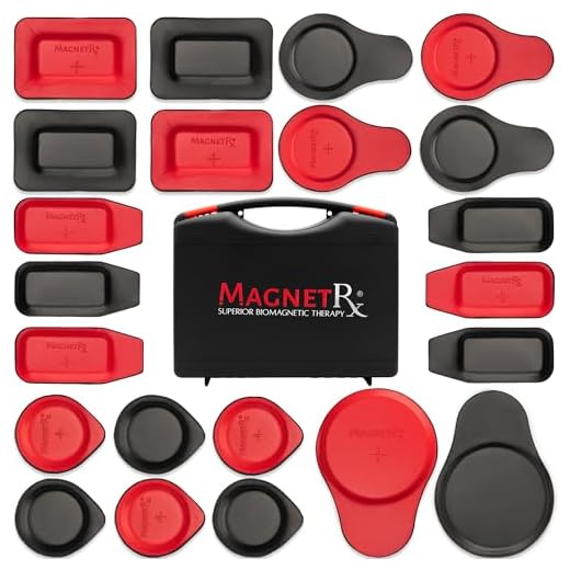 MagnetRX Par Biomagnetico Imanes kit de imanes biomagnéticos – Imanes Biomagnetismo y accesorios para Magnetoterapia by Dr. Goiz – surtido redondo y rectangular 2500-5200 Gauss (22 unidades mixtas)