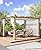 Garvee 10x13 Ft Outdoor Retractable Pergola with Canopy and Side Mesh Screen, Upgraded Wood-Grain Post Aluminum Pergola, Modern Pavilion for Backyard, Patio, Porch, Grape Trellis, Beige+White