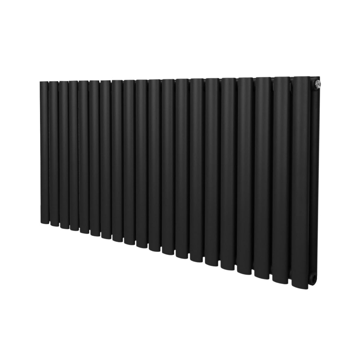 MonsterShop Oval Radiator600 X 1200mmBlack from B&Q