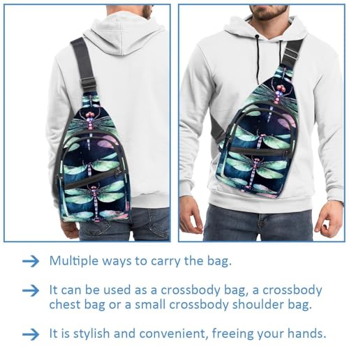Sac à dos à bandoulière multicolore réglable pour course et randonnée