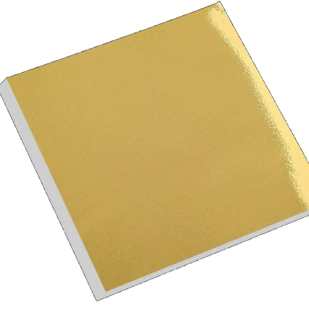 100-1000 Hojas de láminas de imitación de Pan de Oro para Manualidades, decoración de uñas, moldes de Silicona y Resina, fabricación de Joyas, Rellenos y decoración de Manualidades.