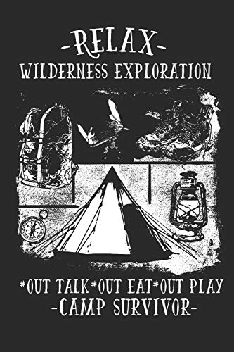 Camp Survivor Notebook: 6x9inch blank Notebook College Ruled