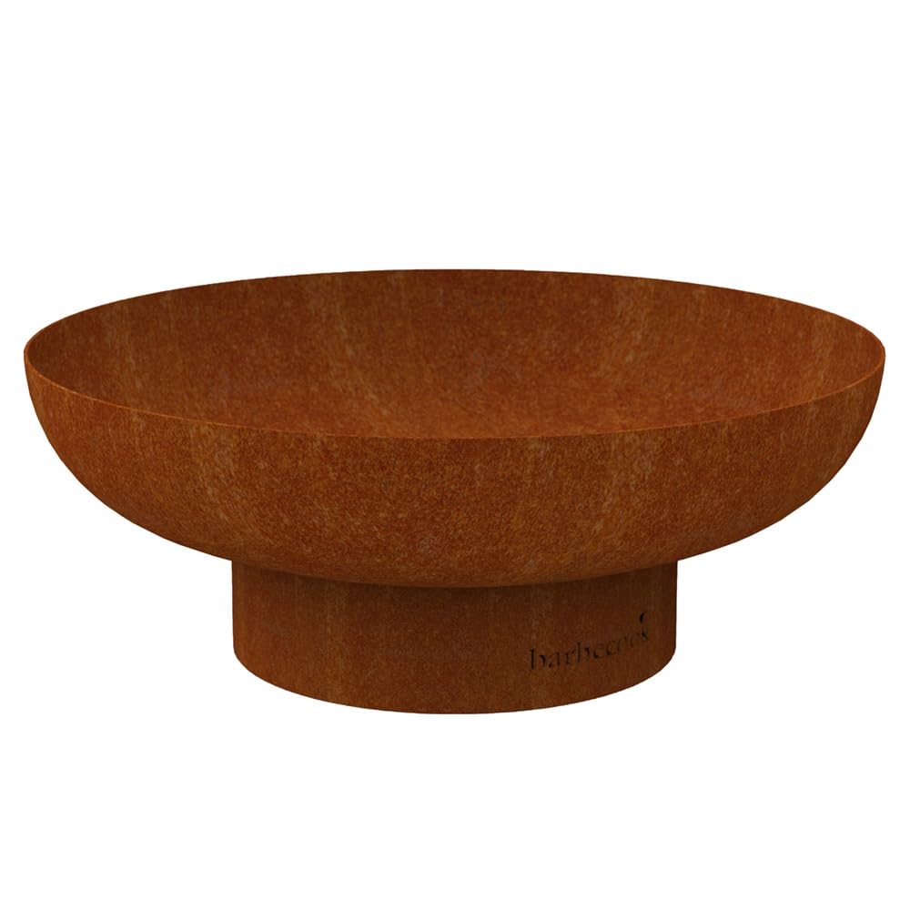 Barbecook brasero Jack 75 en Acier Corten, brasero extérieur, 75x30cm