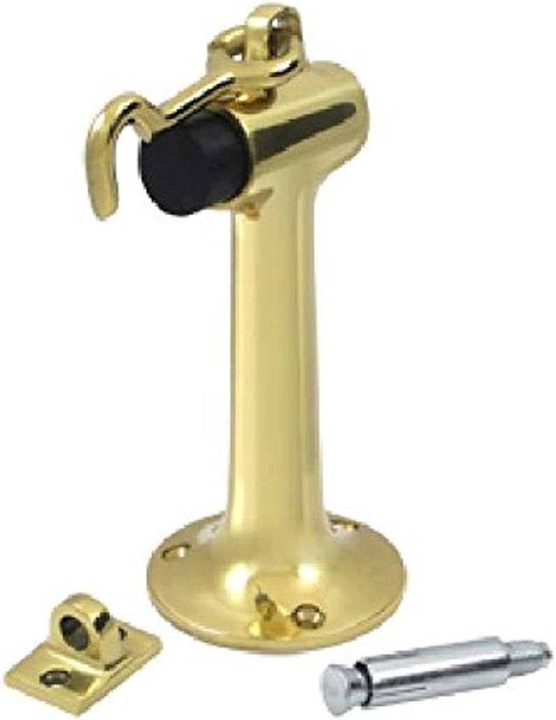 Deltana DSF630U15 6-Inch with Hook and Eye HD Floor Mount Bumper