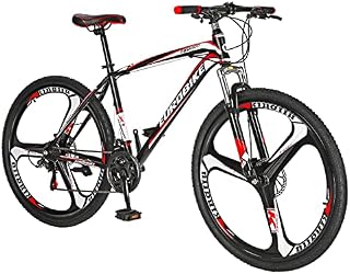 Eurobike X1 Mountain bikes,27.5 Inch Mens or Women Mountain Bike,Daul Disc Brake 21 Speed MTB Bike,Front Supension Mens Commtuer Bicycle