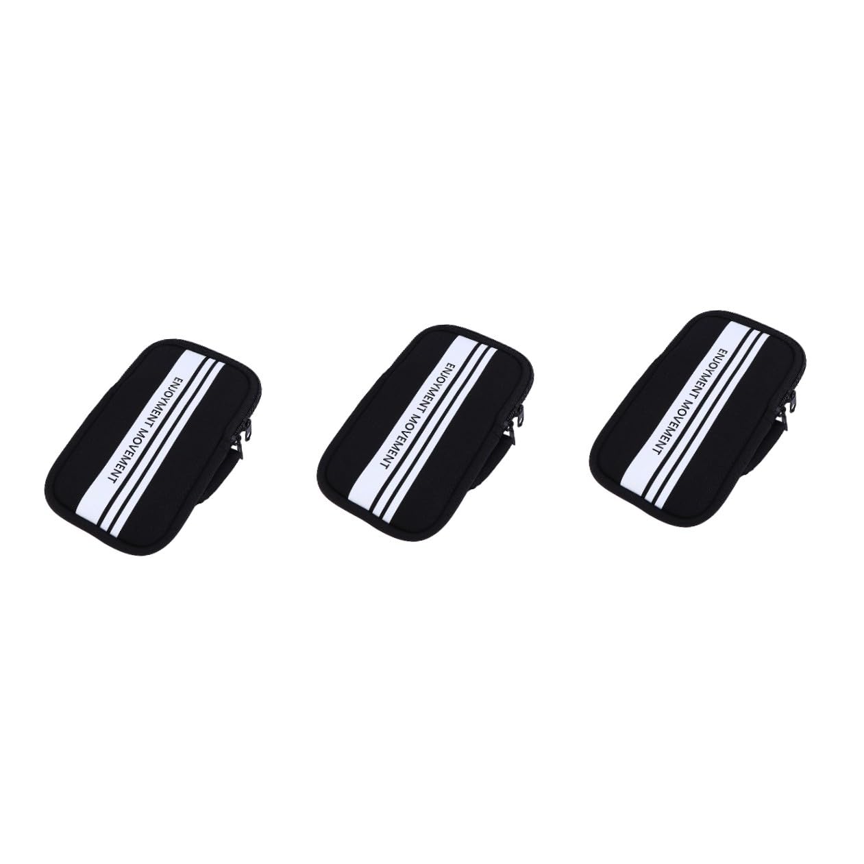 DOITOOL Bolsa de Brazo para Teléfono Móvil para Correr 3 Unidades con Acceso para Auriculares para Actividades al Aire