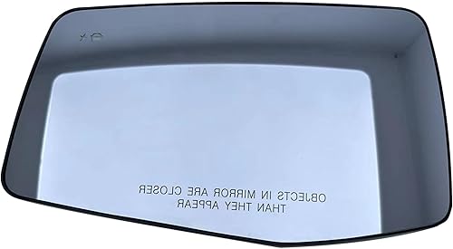Miniatura 3 de Cristal de repuesto para espejo lateral izquierdo del conductor calentado con BLIS (luz de punto BLind) y placa trasera para Chevrolet Silverado GMC