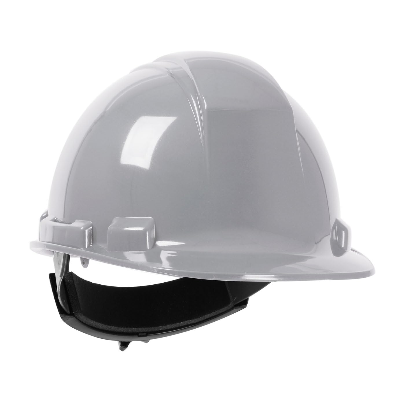 Dynamic Whistler Cap Style Hard Hat, HDPE Shell, ANSI Type 1, Class E, 4-Point Suspension, Wheel Ratchet Adjustment, Gray