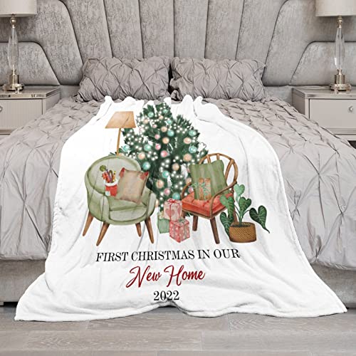 Couverture chaude flanelle lit canapé plaid peluche douce 130x150cm - 6