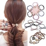 ヘアゴム ヘアアクセサリー おしゃれ 15個 セット キッズ 大人っぽい 髪飾り シンプル 髪留め 大人 かわいい 高校生 小学生 姉妹 スポーツ 韓国風 カジュアル上品 エレガント オフィス 通勤 まとめ髪 ギフト 福袋 (15個セット)