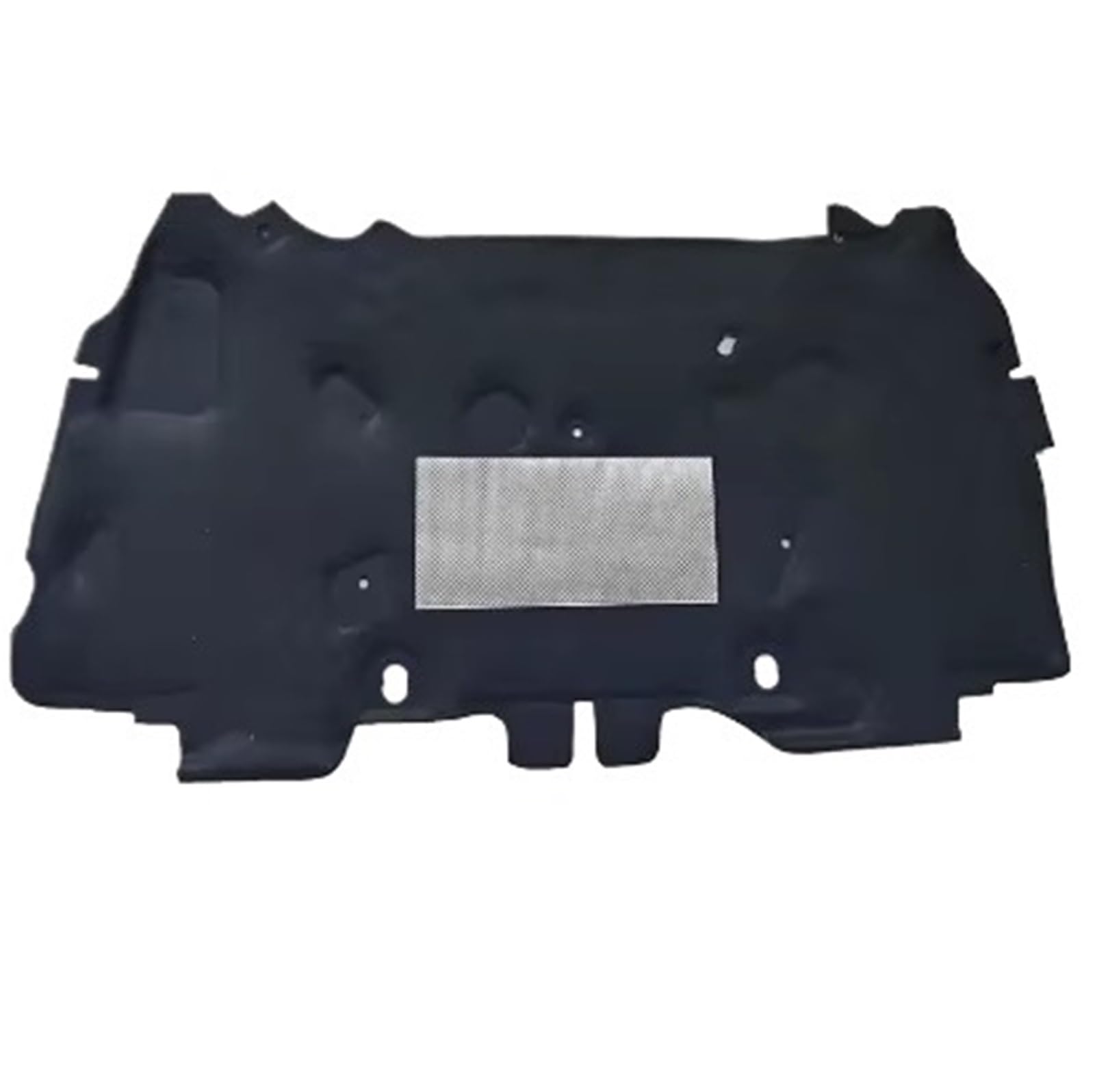 Eshgtuo A Piece Of Aluminum Car Bonnet Insulation Mat For Jeep For Wrangler Jl 2018-2024 Front Car Engine Hood Sound Pad Engine Insulations Mats(A Piece Of Aluminum)