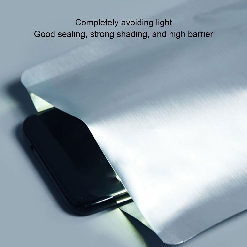 Bolsas de sellado al vacío de 100 piezas para almacenamiento de alimentos: sellado fuerte y frescura extendida garantizada Papel de aluminio mezclado, 30 * 40 cm, 20 hilos