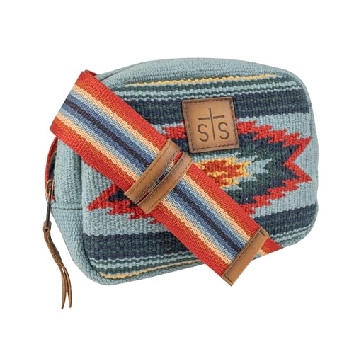 STS Ranchwear Chaynee Valley Serape Collection Kait Sling Leather Compact Stylish Adjustable Belt Bag, One Size2
