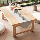 table basse pliante salon : La table est soigneusement poncée pour obtenir une finition lisse et polie, sans bords tranchants ni échardes. Profitez d’un toucher parfait et d’un aspect propre et professionnel pour n'importe quelle pièce.