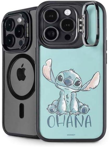 Skinit Kickstand Phone Case Compatible with iPhone 15 Pro Max - Officially Licensed Disney Lilo and Stitch Stay Weird Design