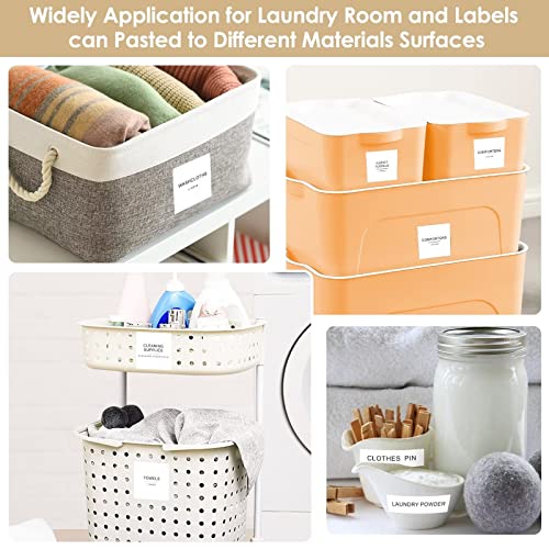 Cludoo 372 Pcs Bathroom Home Laundry Labels For Organizing With Diy Blank Labels,Bathroom Laundry Home Beauty Organization Supplies Labels (372 Pcs) #TOP6