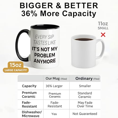 Taza de Retiro 15oz con Asa y Interior Negro miniatura 6