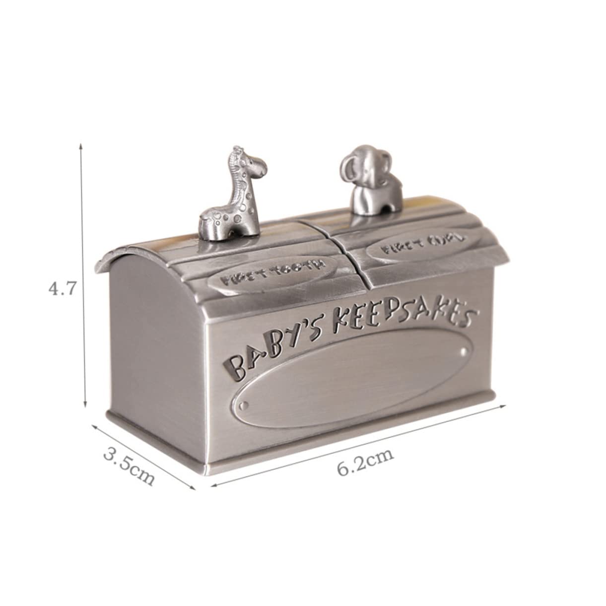 BESPORTBLE Tooth Curl Keepsake Box Chic Storage Case for Hair Teeth Durable for Smooth Surface Container