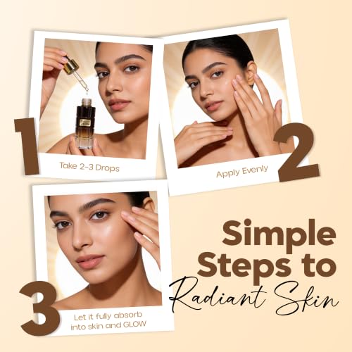 Image of Maliao 24K Glow Booster Serum | Hydrating & Brightening Face Serum | Smooths Fine Lines | Revitalizing Skin Care | For All Skin Types | 30ml