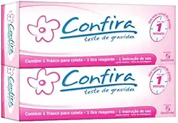 Teste De Gravidez confira Sanfarma kit c/ 2 unidades