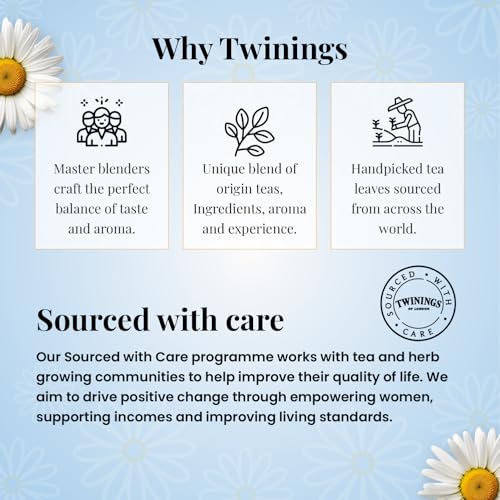 Image of Twinings Camomile Tea - 10 Teabags, Herbal Infusion Tea - Chamomile, 10 Gram
