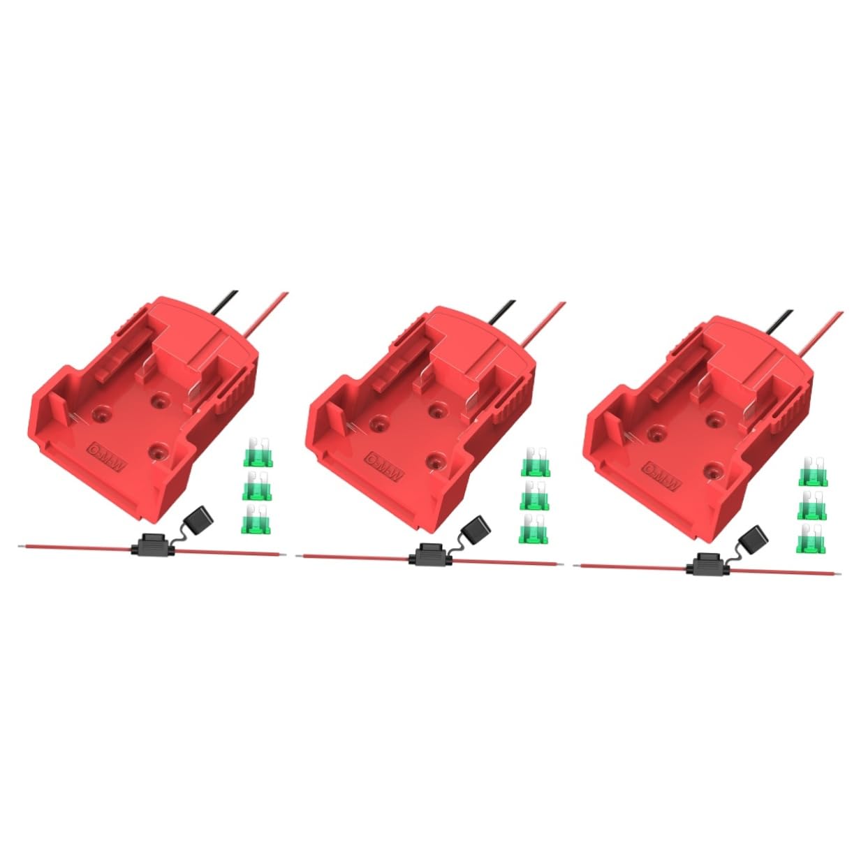 POPETPOP 3sets Adattatore Batteria Per Utensili Elettrici Connettore Power Dock Compatibile Facile Installazione e Resistente Per Prolungato
