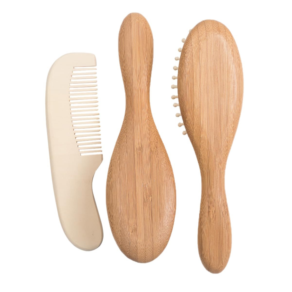 MAGICLULU 6piezas Cepillo y Peine Para Bebés Cepillo y Peine Para Limpiar El Cabello Del Recién Nacido Para Masaje Escalp y Cuidado Infantil