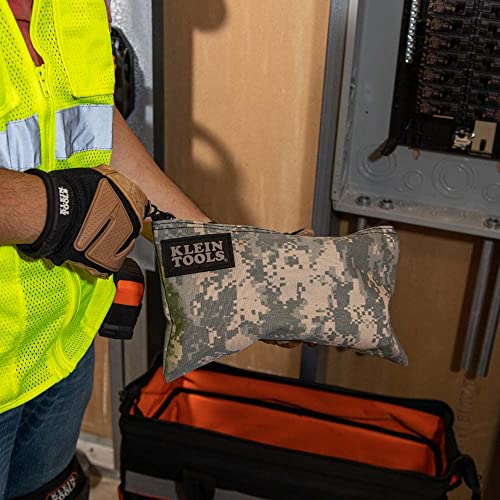Klein Tools 5139C Zipper Bag, Camouflage Cordura Nylon Tool Pouch With Heavy-Duty Zipper Close, 12.5 X 7-Inch #TOP2