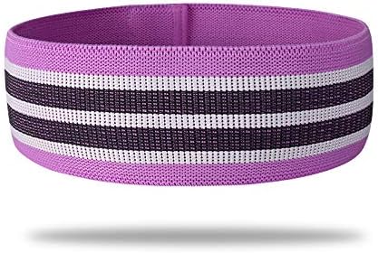 Resistance Loop Bands for Women Legs and Butt Fabric Workout Bands for Fitness, Yoga & Squat Stretching Strength Training Flexbands Non Slip Fabric 3 Pack