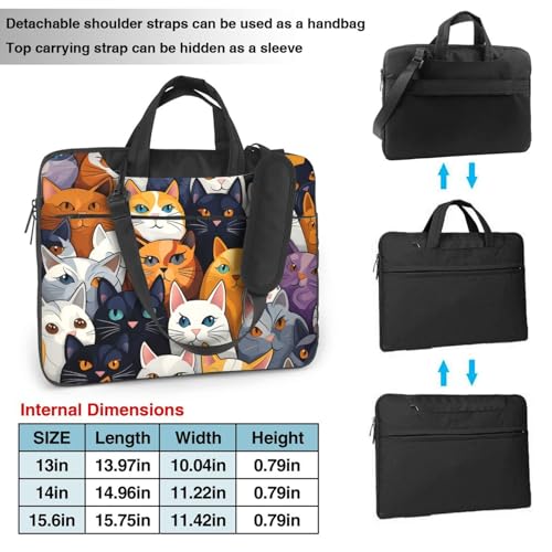 Bolsa para laptop impermeable de 14 pulgadas con asa miniatura 4