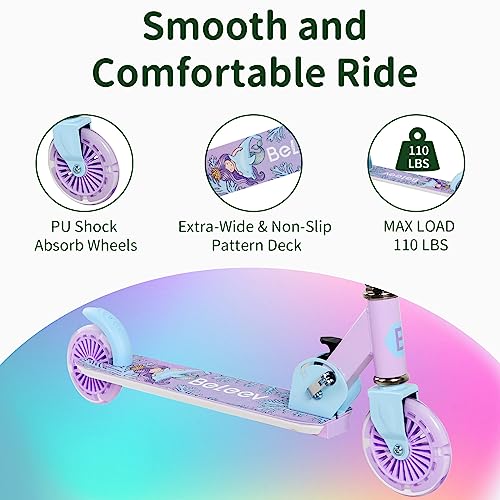 BELEEV Kids Light-Up Scooter