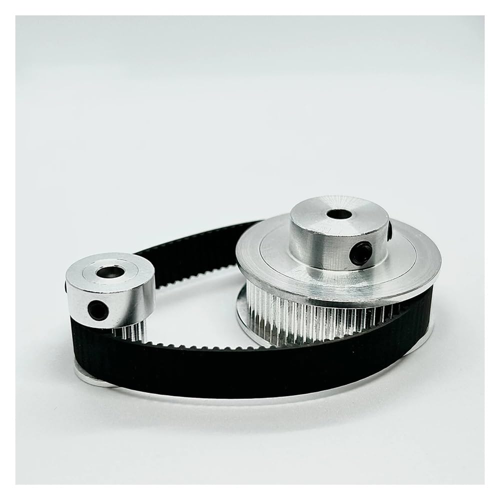 2GT 2M 60Teeth 20Teeth GT2 20T 60T Timing Belt Pulley Set Belt Width 10mm Bore 3~14mm 3:1 Wheel Synchronous Pulley Belt Kit Belt 400mm(60T Bore 14mm,20T Bore 6mm)