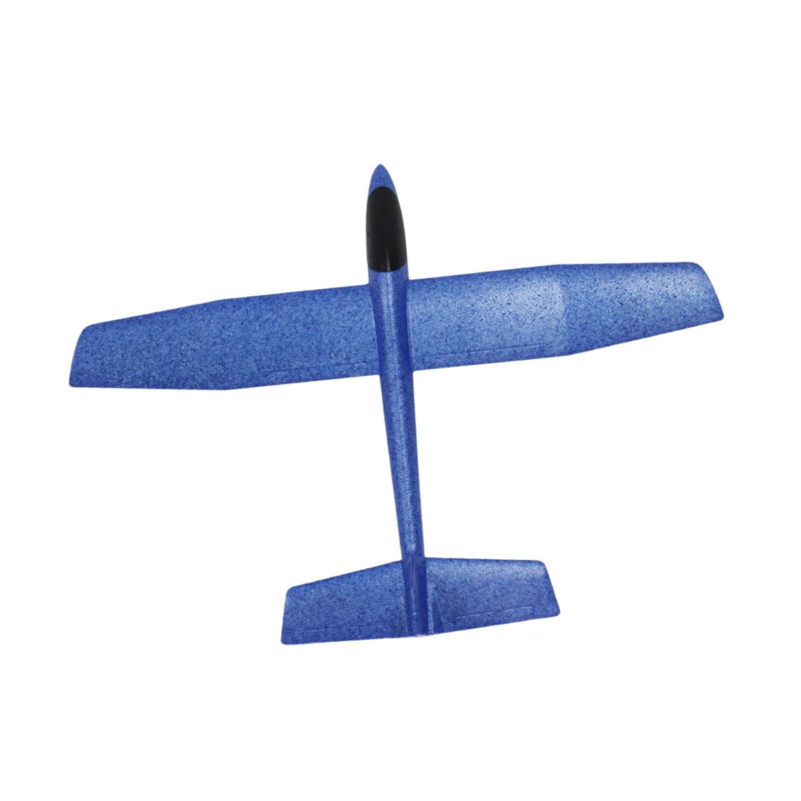 Planeador de Juguete, Avión de Espuma de Lanzamiento Manual, Modificable, Aerodinámico, Fácil de Usar, Materiales, Adecuado para Juegos Infa, Azul