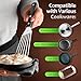 MIU Fish Spatula Stainless Steel, Flexible, Polished Metal, Corrosion Resistant, Kitchen Slotted Turner [Upgraded Version]