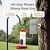 TT Nature Hummingbird Feeder with Camera Solar Powered, AI Identify Cloud Storage Instant Notification, CCPA Data Protection, Outdoor Hanging, Christmas Limited Edition #4