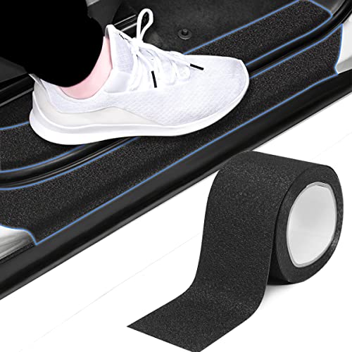 Car Door Edge Guards Door Sill Protector, 2.76In X 16.4Ft Textured Car Door Entry Guards Scratch Cover Door Scuff Protector, Car Door Sill Stickers Car Scratch Protector Film For Rear Bumper Door #TOP7