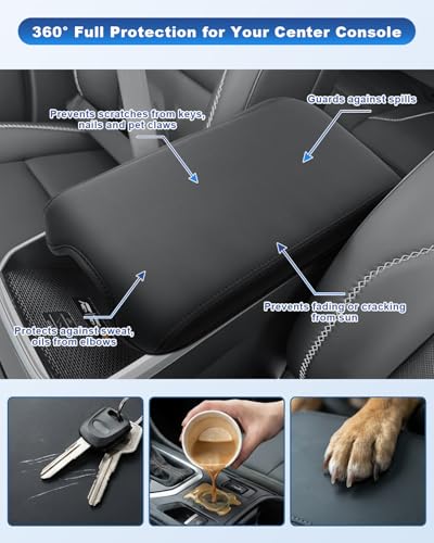 Image of CDEFG for 2025 2026 GMC Terrain Center Console Cover Armrest Cover, for 2025 2026 GMCTerrain (Elevation, AT4, Denali) Accessories Middle Console Pad Arm Rest Protector