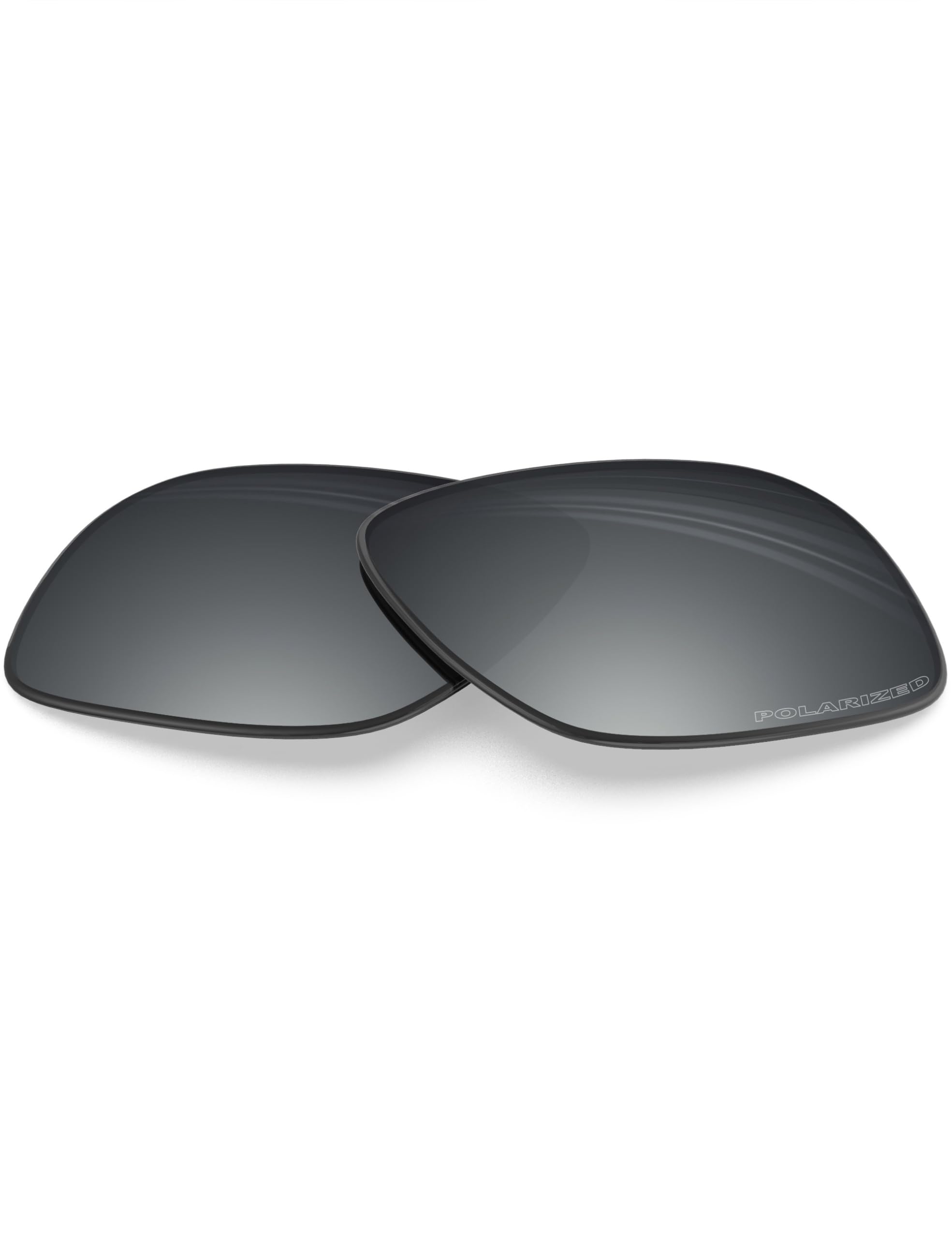 BlazerBuck Anti-salt Polarized Replacement Lenses for Oakley Sliver XL OO9341 - Silver Chrome