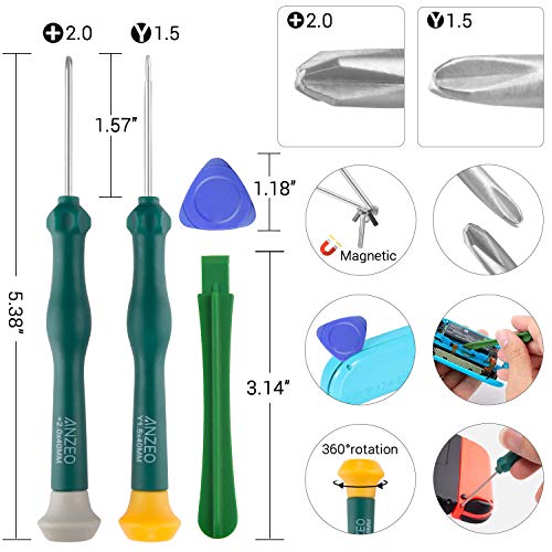 Lonandy 3D-NSJC01 2 Pack Joycon Joysticks, Joycon Repair Kit Joystick Replacement Parts For Nintendo Switch thumb #2