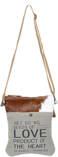 Miniatura 6 de Myra Bag Vintage Purses for Women - Canvas Womens Western Purse with Genuine Leather Detailing and American Vintage Design