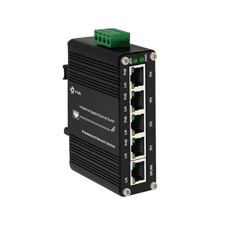 maa1027maaページ Amazon.com: Mini Industrial 5 Ports Gigabit PoE Switch