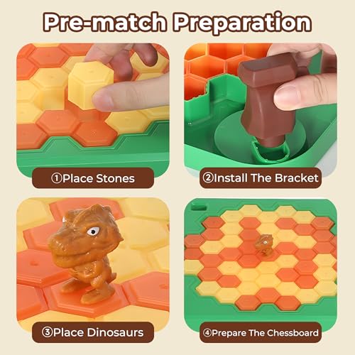Juego de Mesa Ice Break Save Dinosaur para Niños miniatura 7