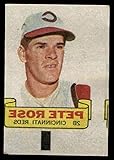 1966 Topps Pete Rose Cincinnati Reds (Baseball Card) VG Reds
