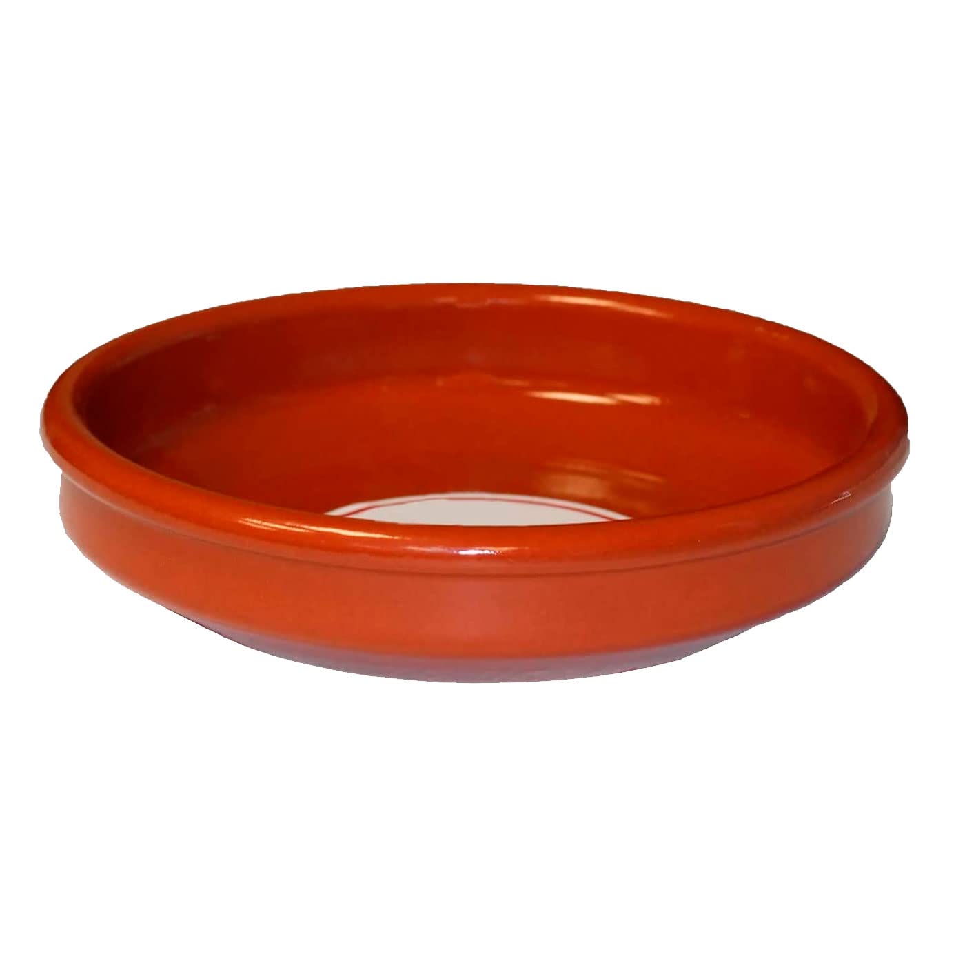 Acan Tradineur - Pack de 6 Cazuelas Redonda de Barro - Apta para vitro y Horno - Ideal para guisos y asados caseros - Ø 32 cm