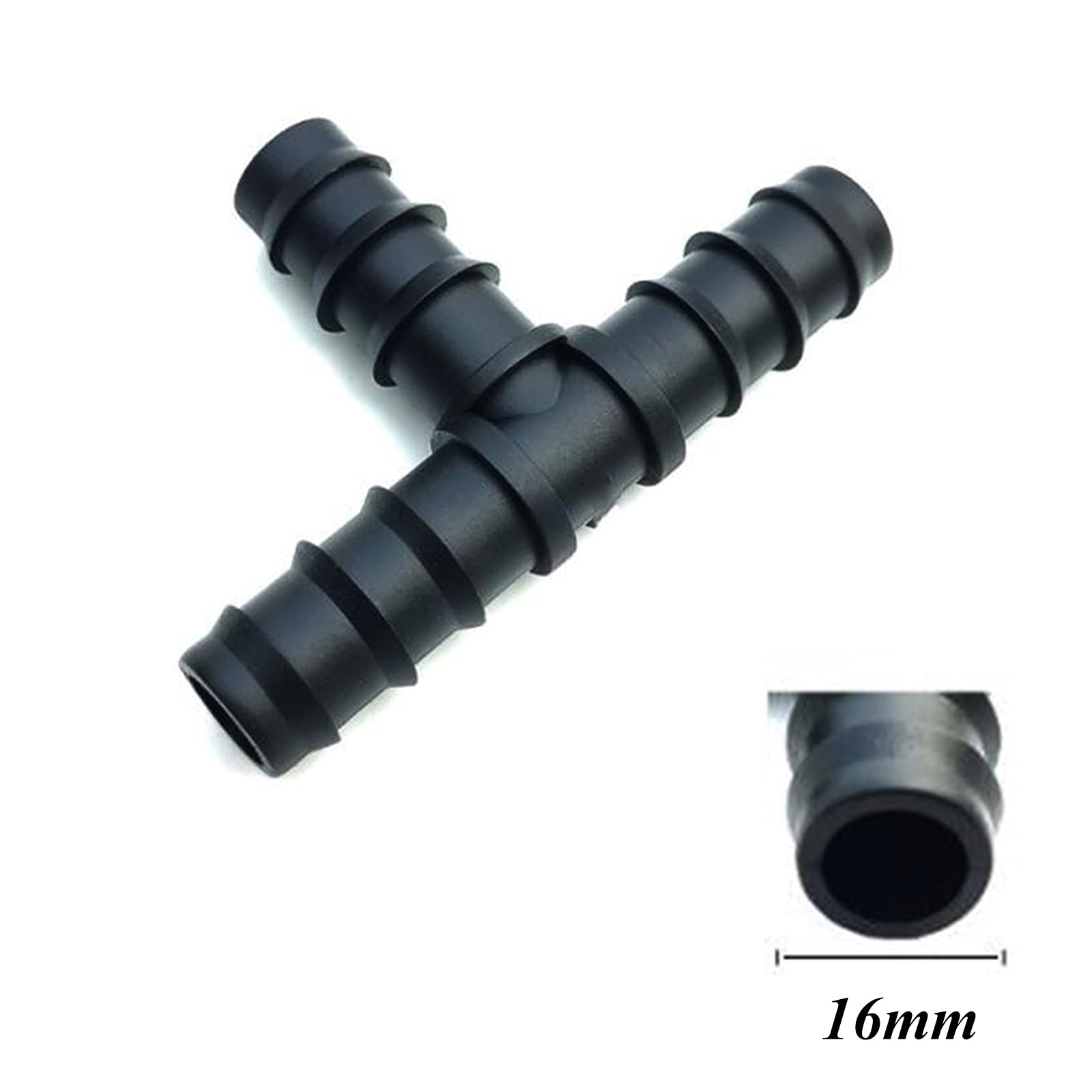 30 Connettori Per Tubo Da Giardino 16 Mm, Raccordi Per Irrigazione A Goccia, Sistema Di Giunzione Per Tubi PE - Ideale Per Orto E Agricoltura