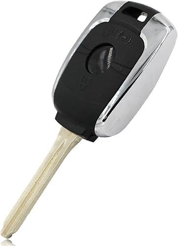 Fundas para llavero de coche para SsangYong Korando, carcasa de repuesto para llave remota en blanco