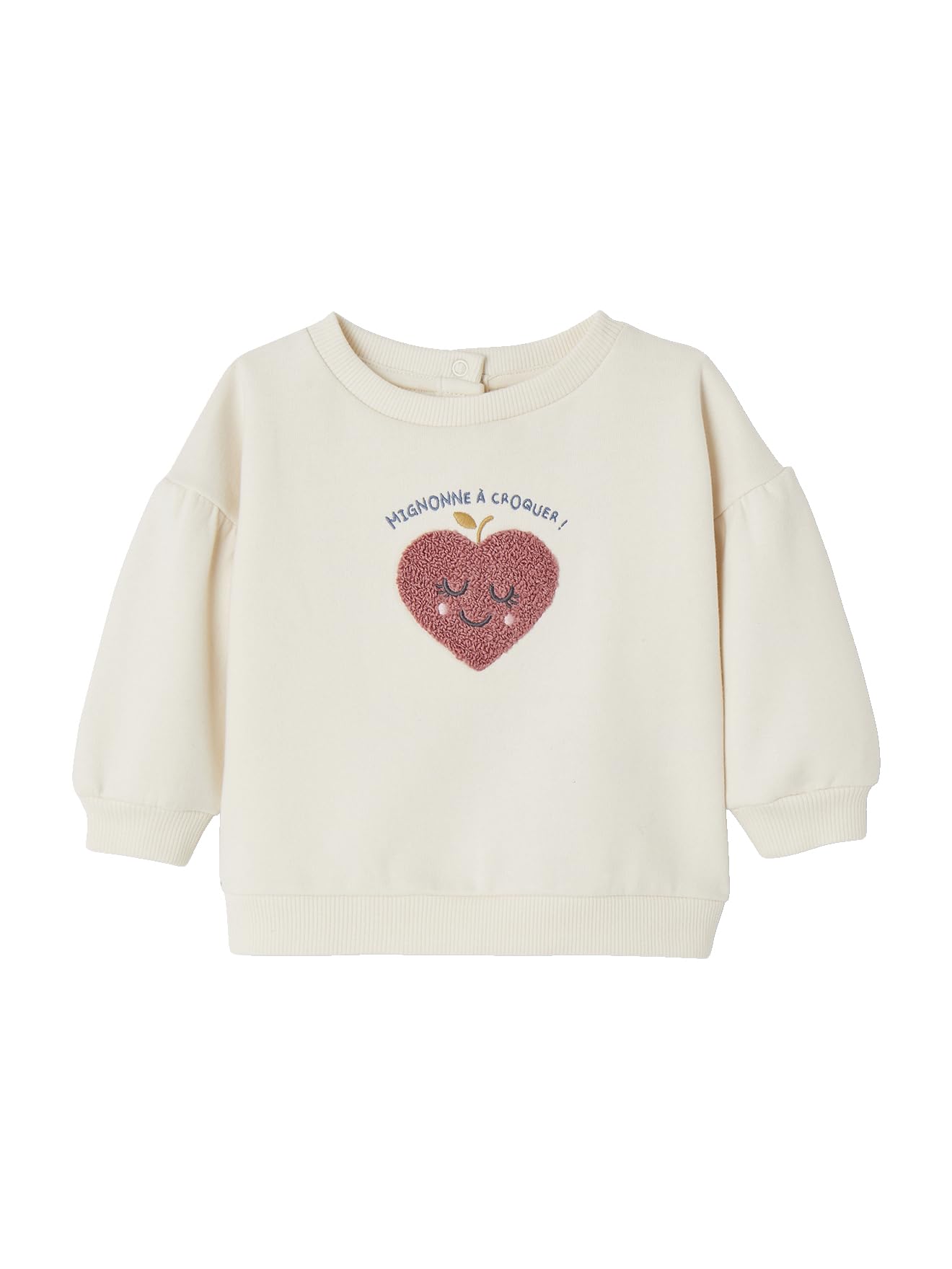VERTBAUDET Sweat bébé avec Motif en bouclettes