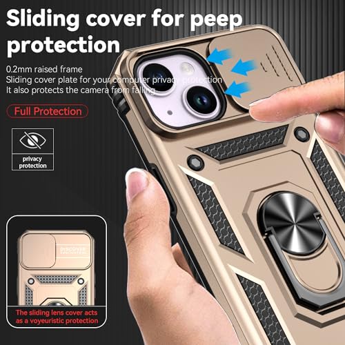 Coque iPhone 15 anti-choc et protection caméra pour éviter les bris d'écran