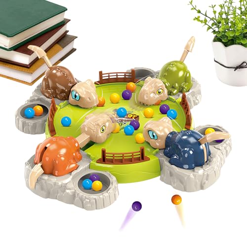 Dinosaurio Hambriento - Juguete Educativo de Coordinación Mano-| Juegos Familiares Interactivos Dinosaurio Comiendo Frijoles - para Fiestas Infantiles