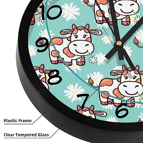 Horloge murale à quartz mécanique fluide et précise à piles - 4